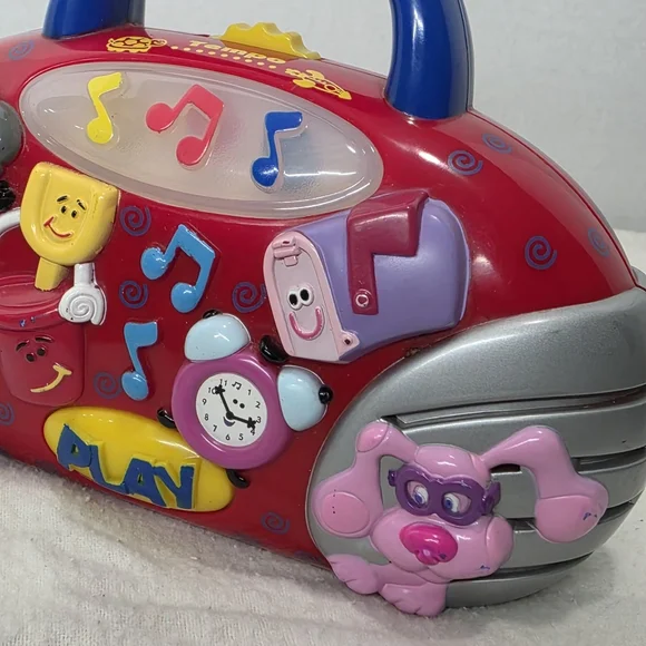Vintage 2000 Blues Clues Musical Boom Box Toy With Lights & Changing Tempo - Picture 4 of 7